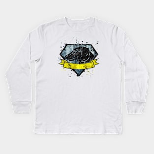 Metal Gear Solid - Diamond Dogs (Colored) Kids Long Sleeve T-Shirt